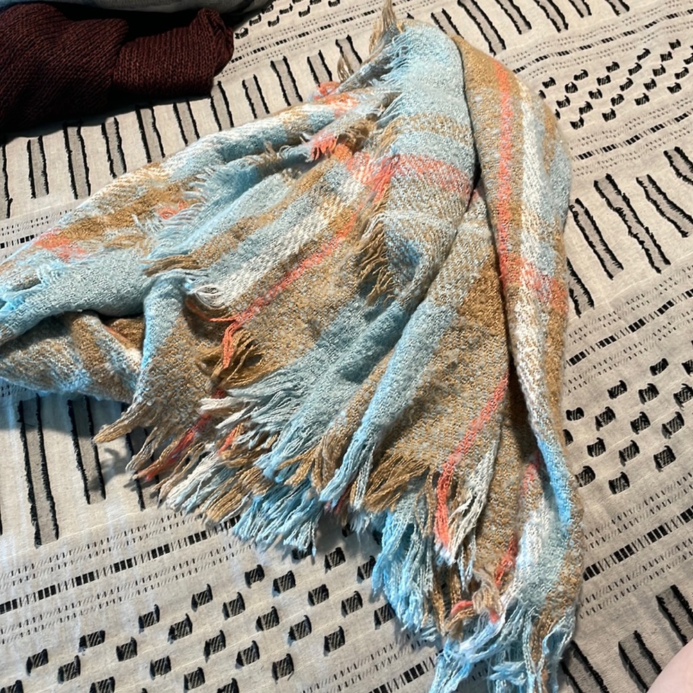Multicolor long scarf
